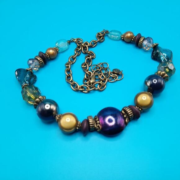 Ruby Road Multi-colored Bead Necklace, Single Strand, 24 Inches - Picture 11 of 14